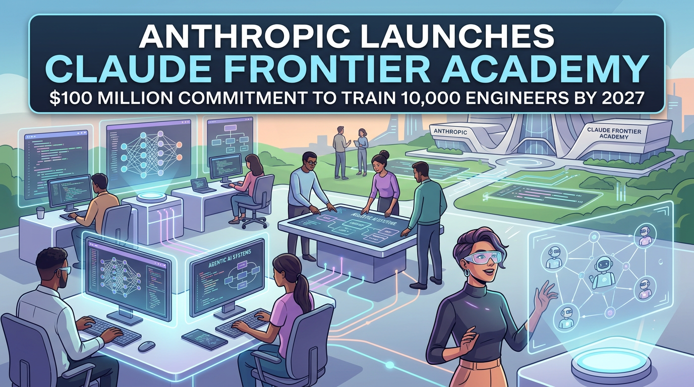 Anthropic Commits $100 Million to Train 10,000 Frontier Deployed Engineers