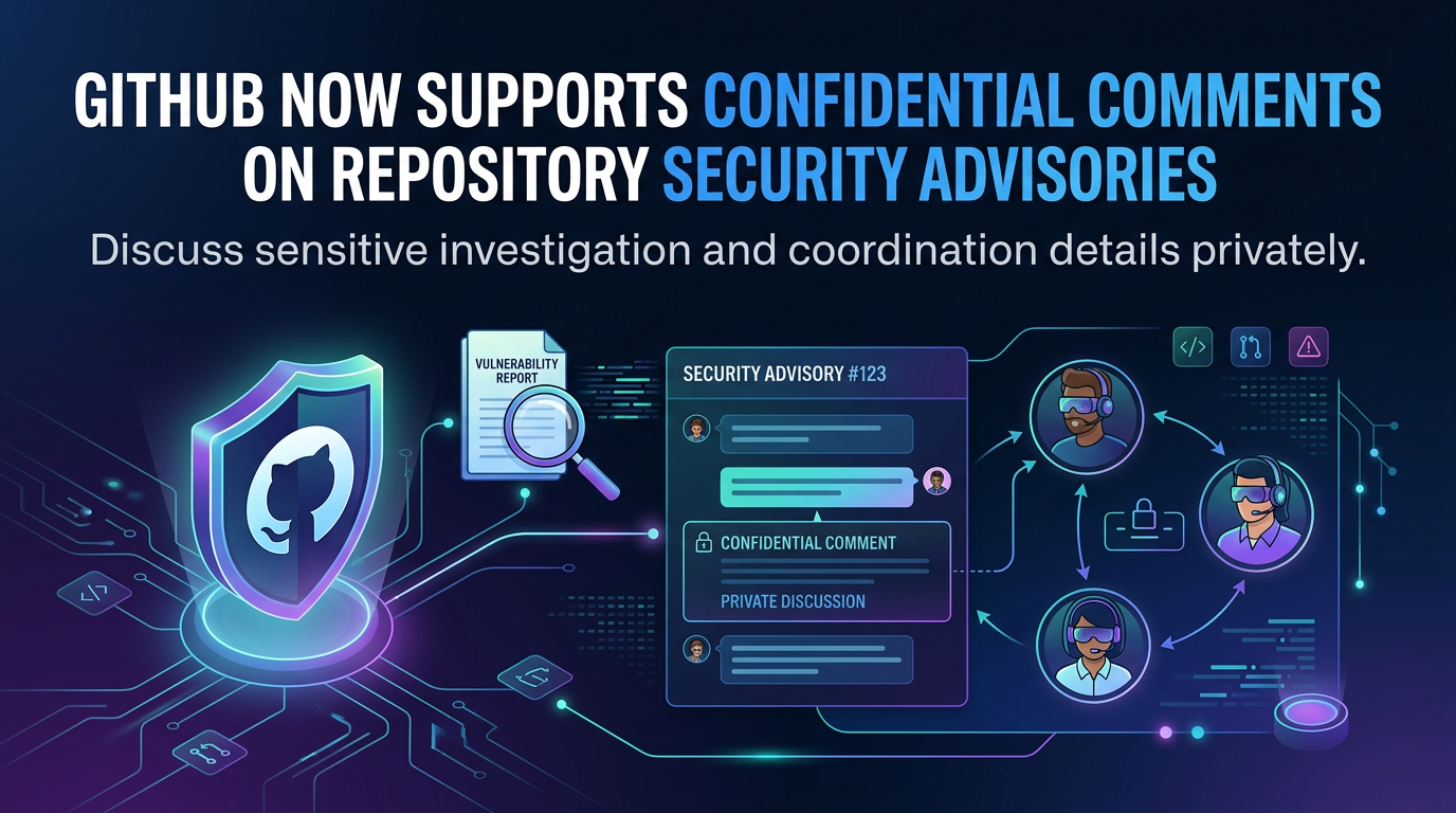 GitHub Adds Confidential Comments for Repository Security Advisories