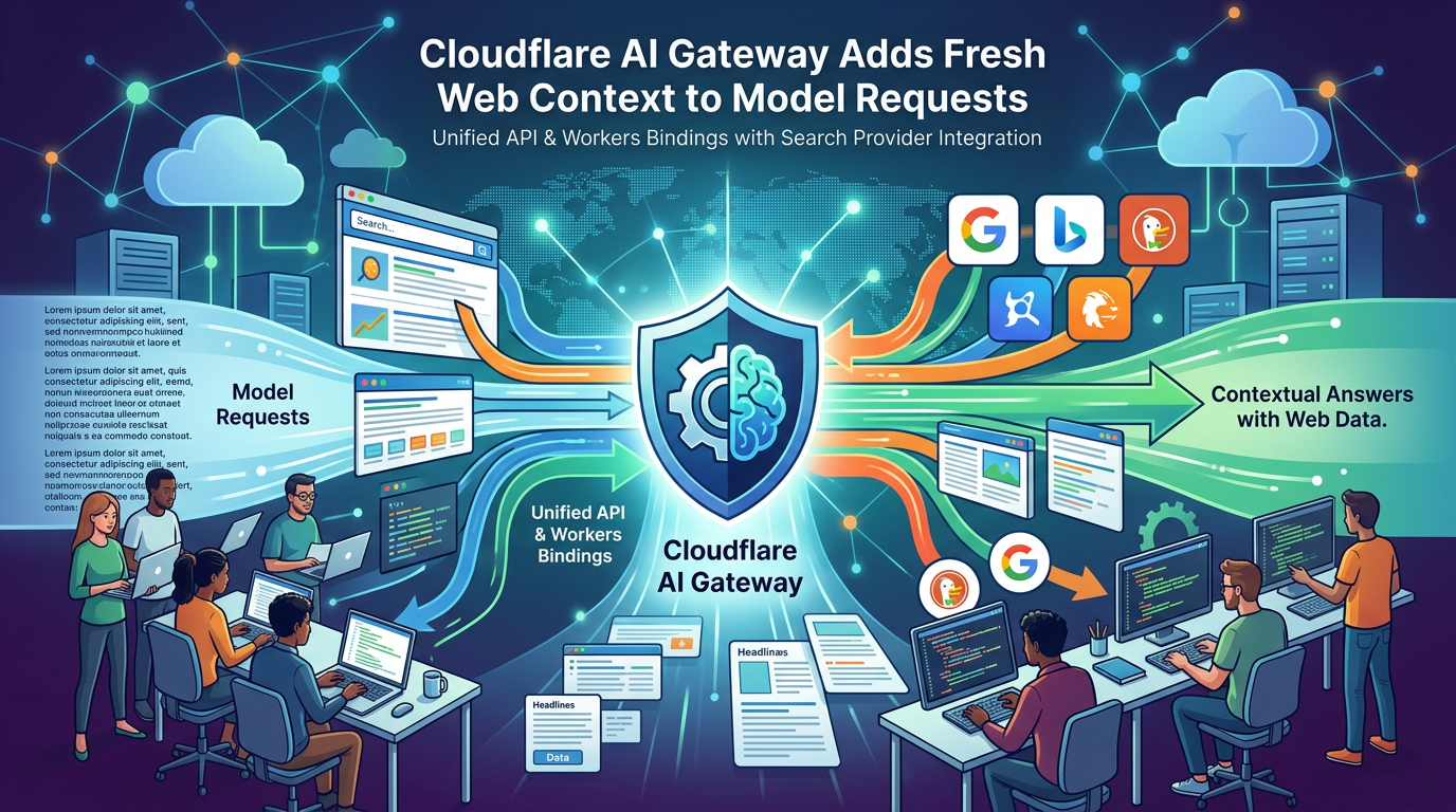 Cloudflare Adds Native Web Search to AI Gateway