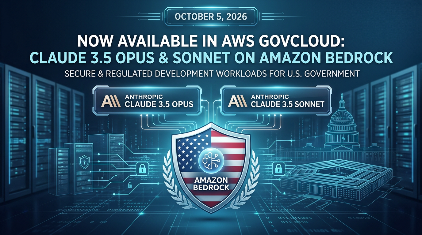 Claude Code and Sonnet 5.5 Reach AWS GovCloud for Regulated Development