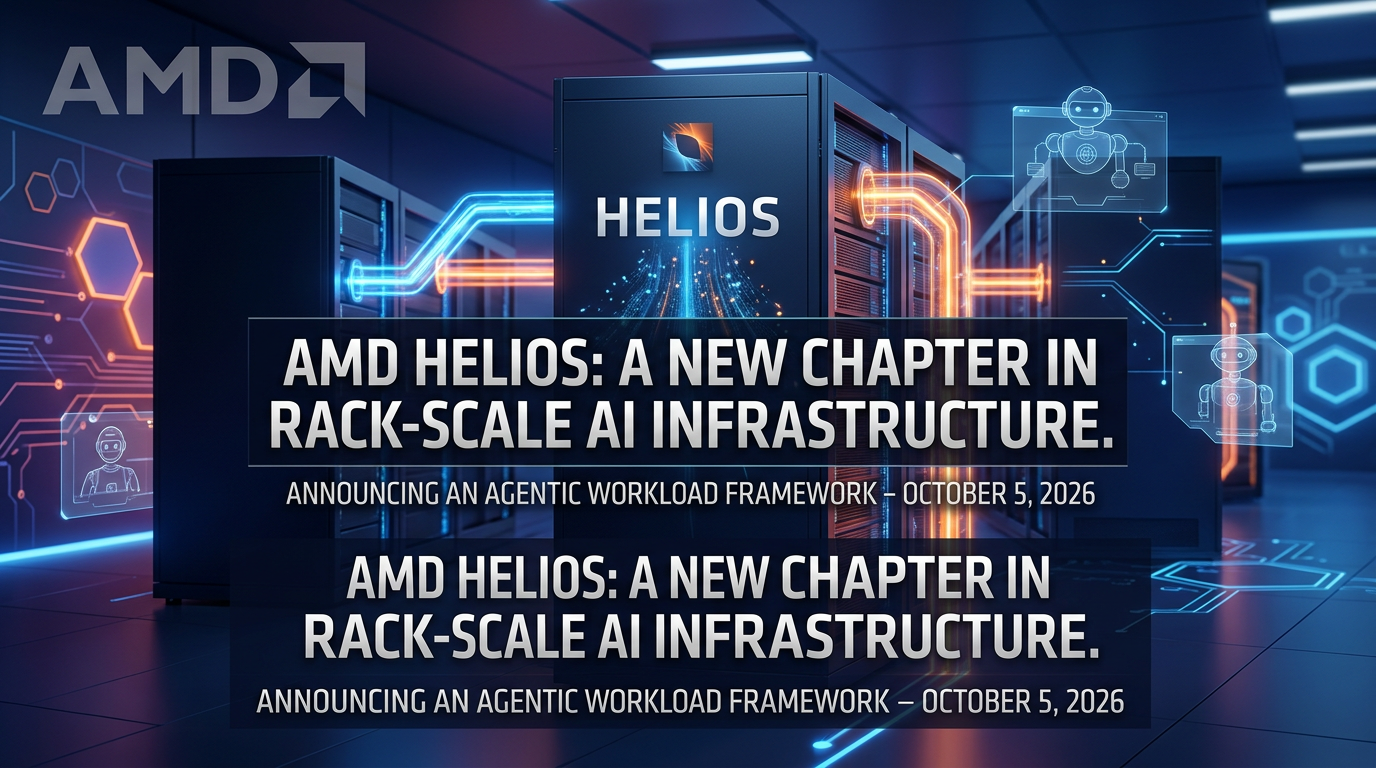 AMD Highlights Helios Rack-Scale Infrastructure for the Agentic AI Era
