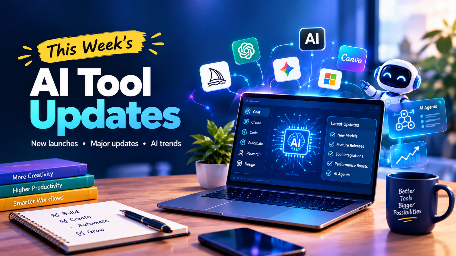 5 Major AI Tool Launches & Updates You Should Know This Week